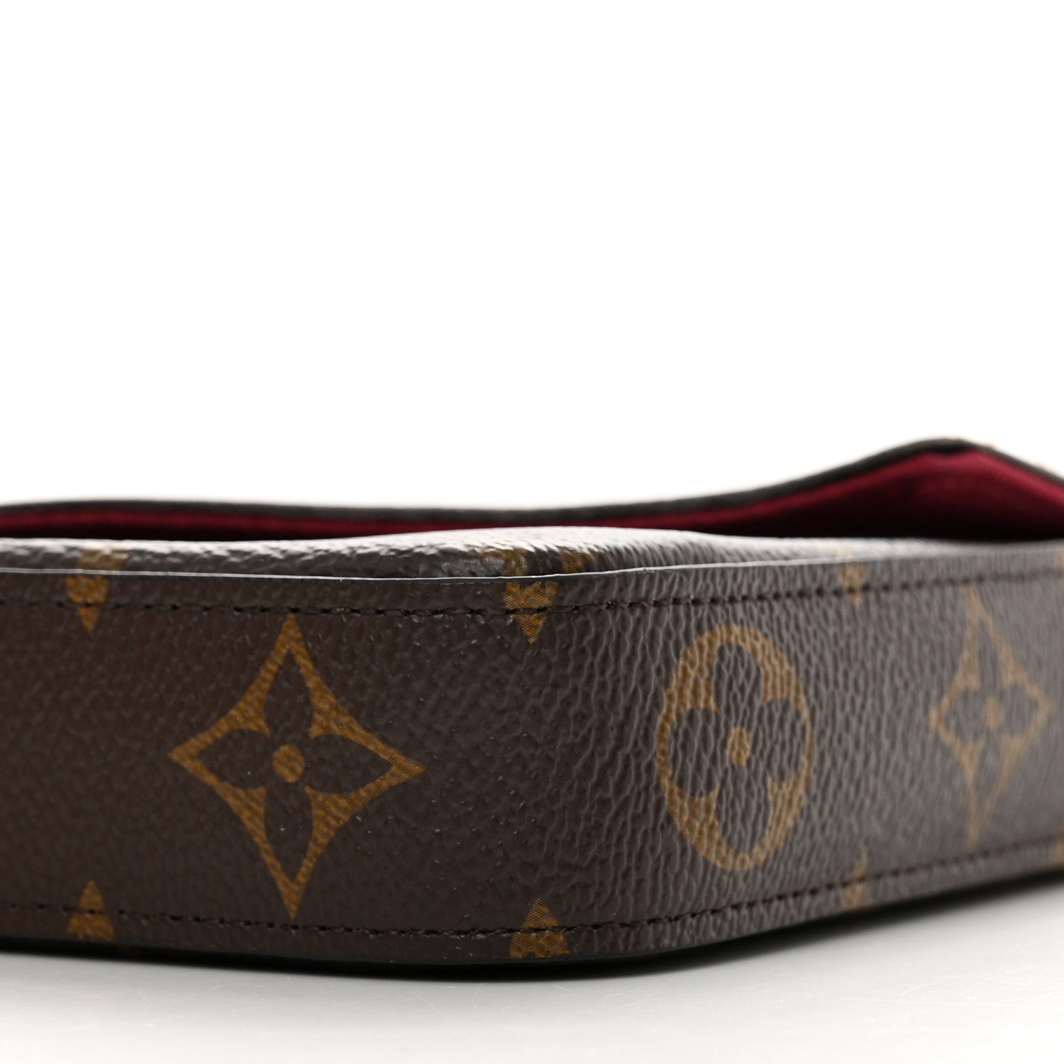 Louis Vuitton Monogram Pochette Felicie Chain Wallet Fuchsia 8 of 8