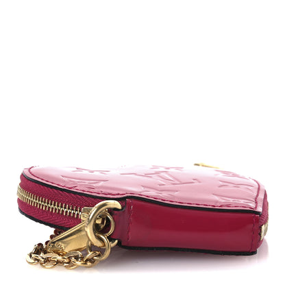 Louis Vuitton Vernis Heart Coin Purse Rose Indien 4 of 10