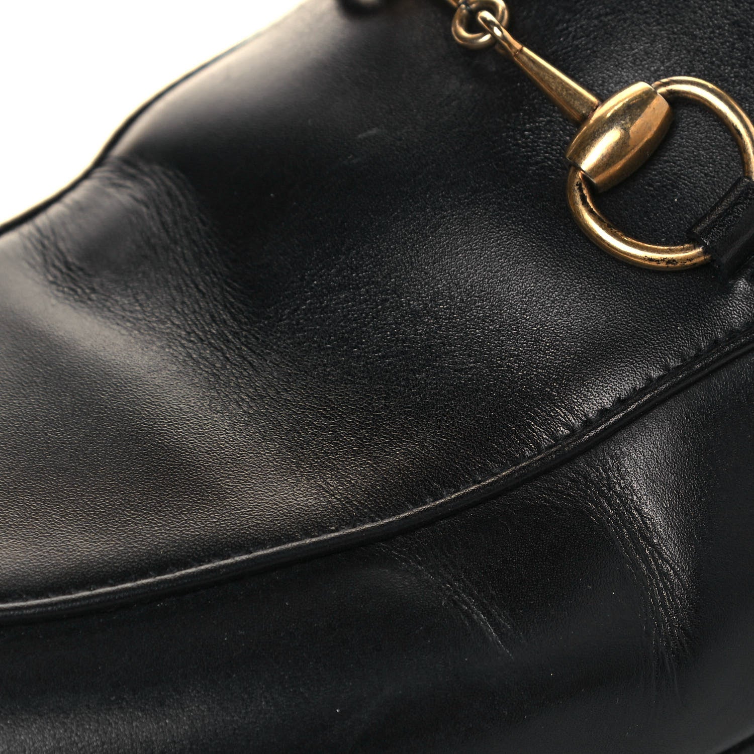 Gucci Calfskin Womens Princetown Slippers 37 Black 8 of 9