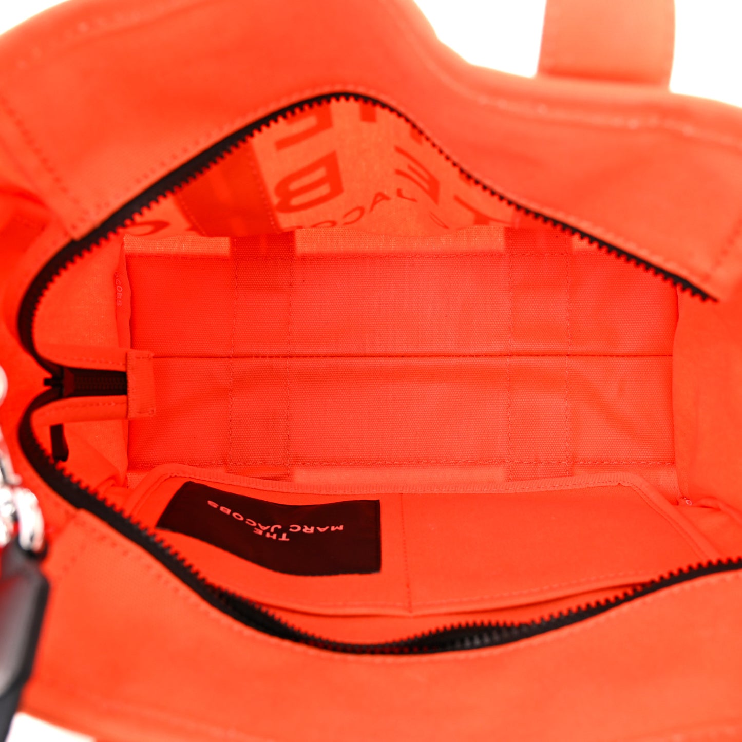 Cotton Canvas Medium The Traveler Tote Bag Orange
