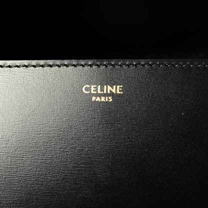 Celine Box Calfskin Medium Classic Box Flap Bag Black 6 of 8