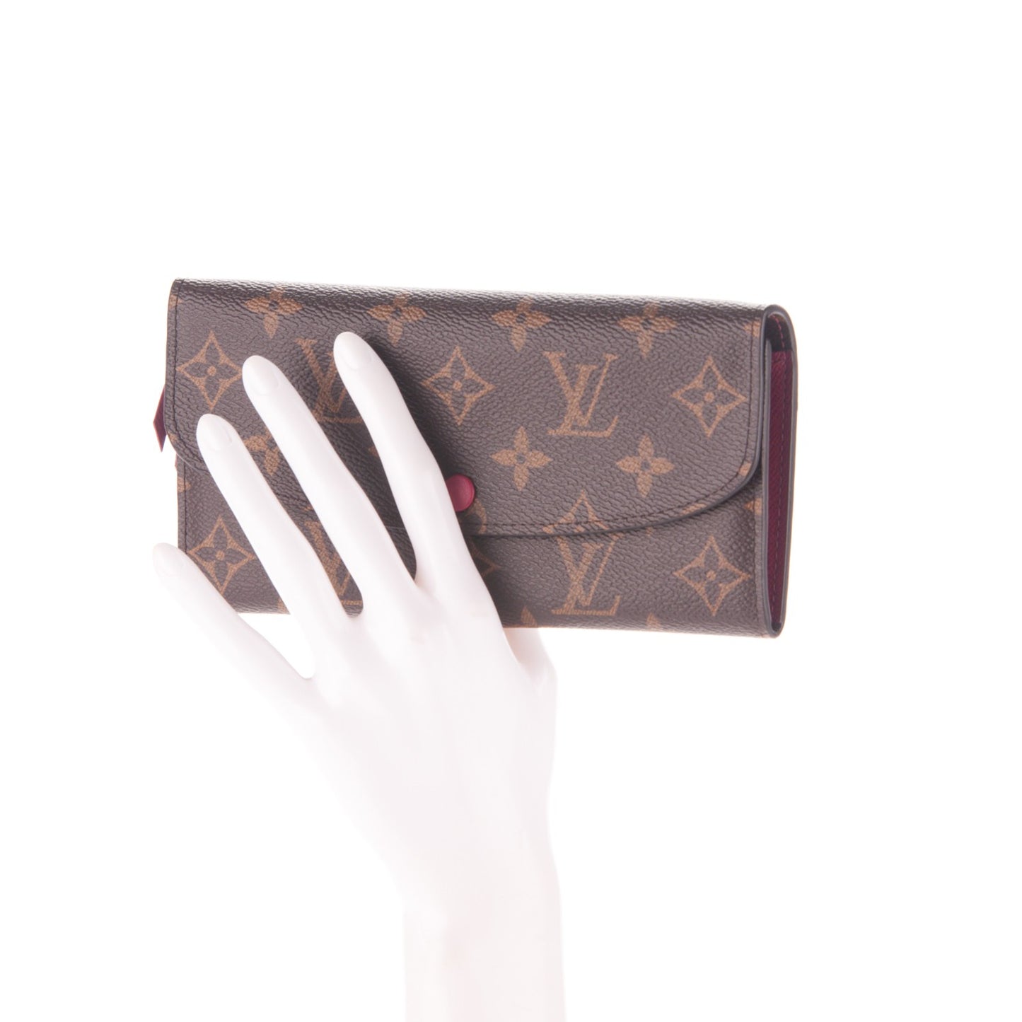 Monogram Emilie Wallet Fuchsia
