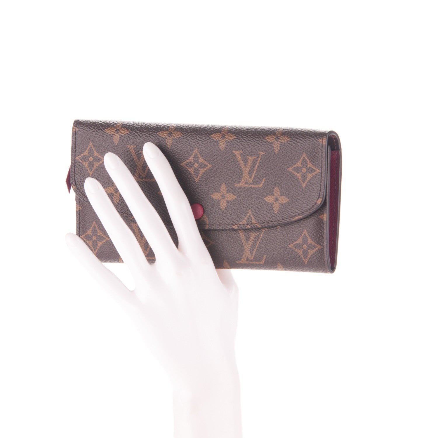 Louis Vuitton Monogram Emilie Wallet Fuchsia 2 of 6