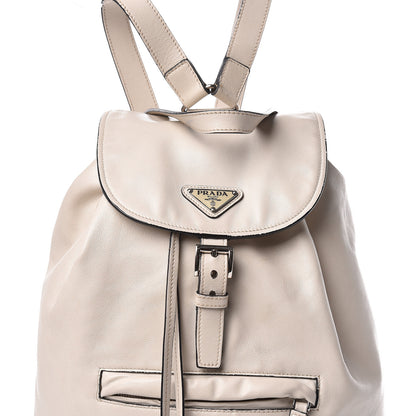 Prada Nappa Cinch Backpack Talco 13 of 21