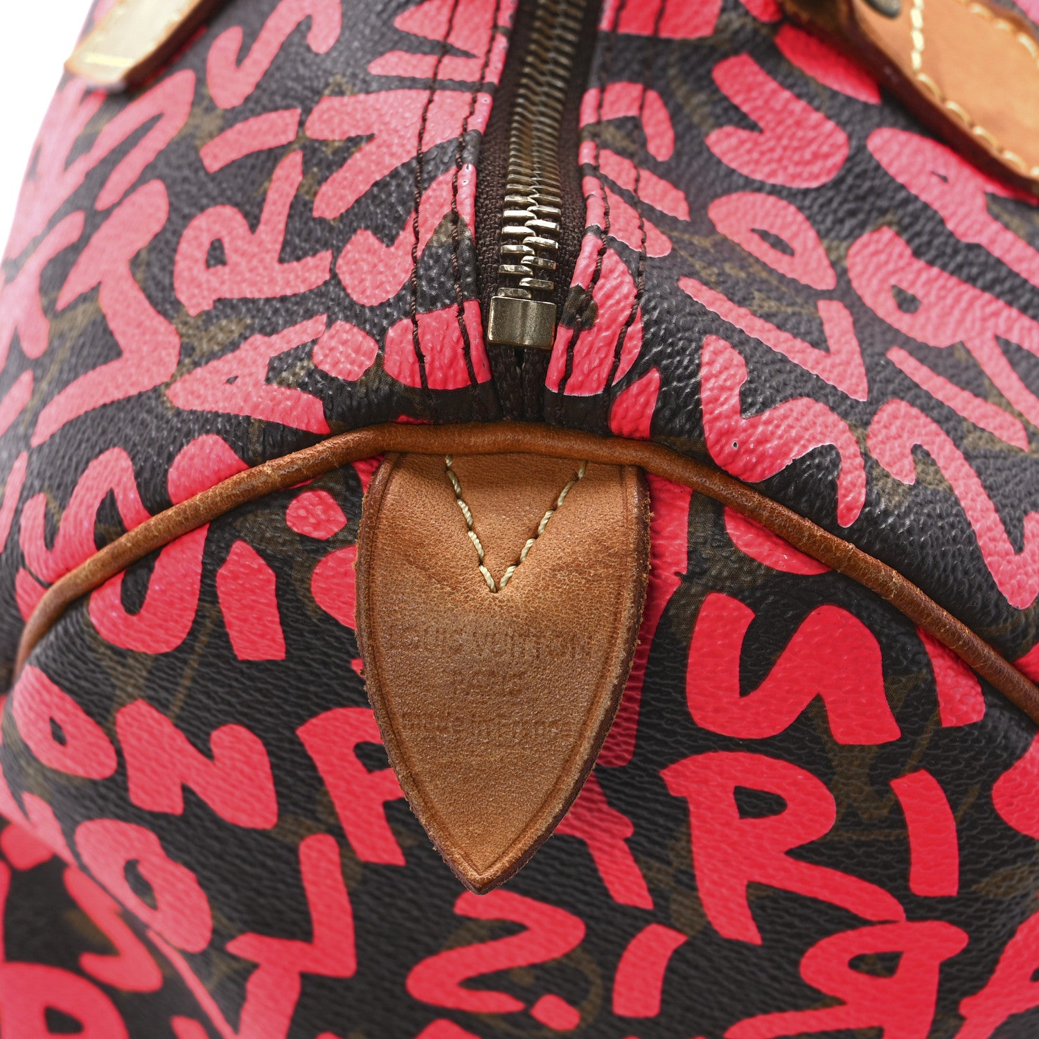 Louis Vuitton Monogram Graffiti Speedy 30 Fuchsia 8 of 12