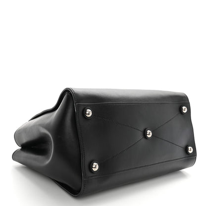 Miu Miu Soft Calfskin Top Handle Satchel Black 4 of 14