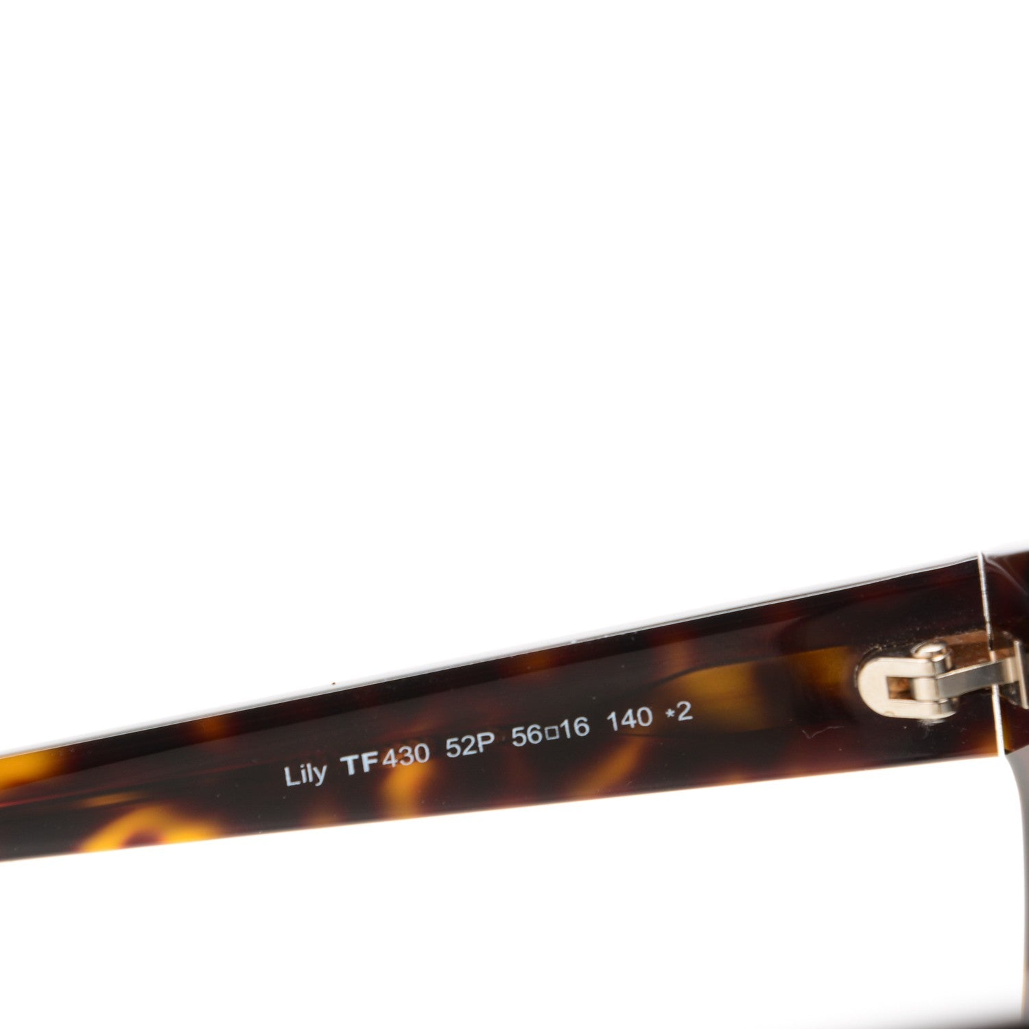Tom Ford Lily Sunglasses TF430 Havana 4 of 4