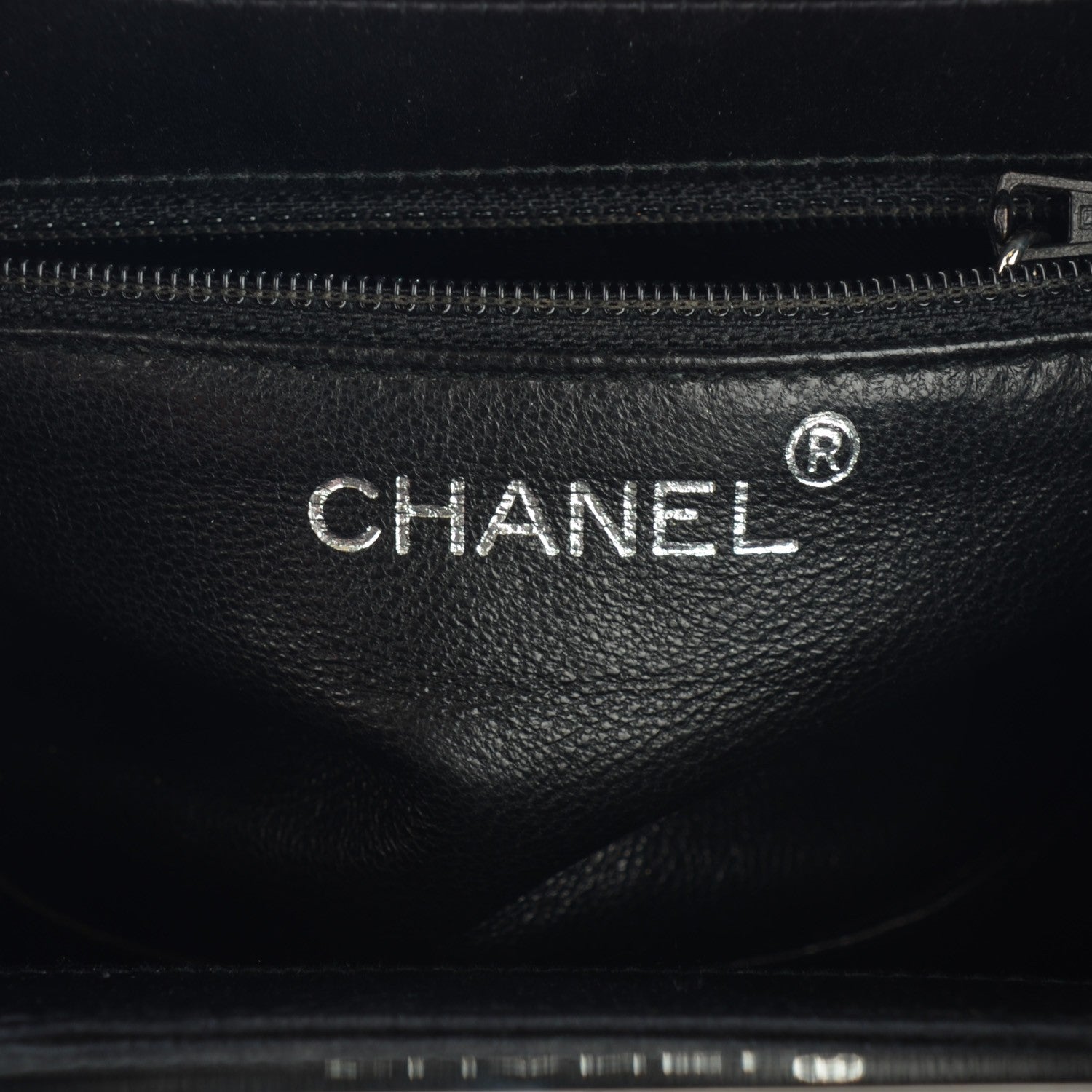 Chanel Satin Bar Handle Clutch Black 5 of 6