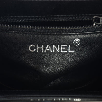 Chanel Satin Bar Handle Clutch Black 5 of 6