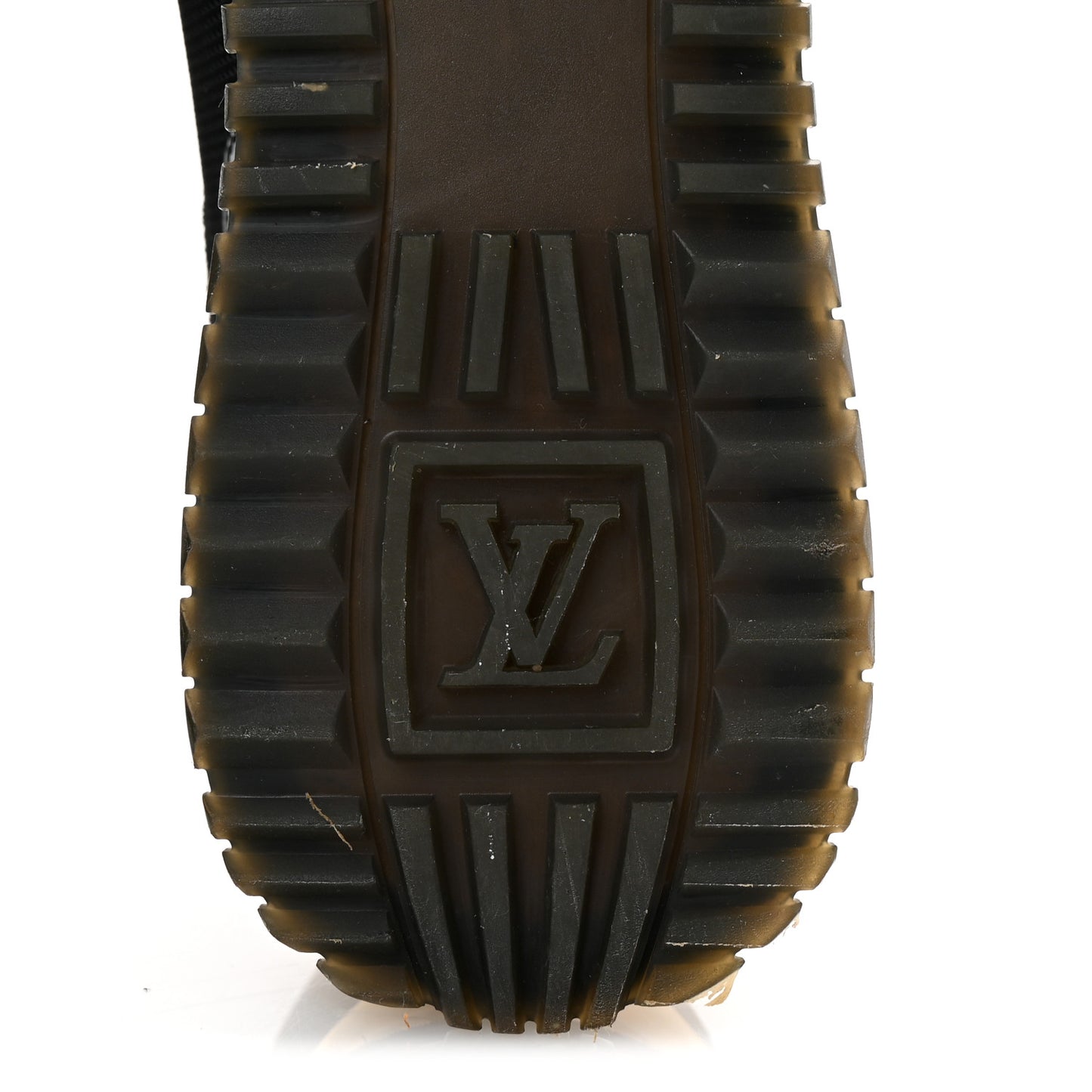 Suede Monogram Run Away Sneakers 38 Black