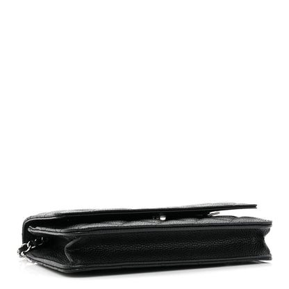 Chanel Caviar Quilted Wallet on Chain WOC Black 4 of 12