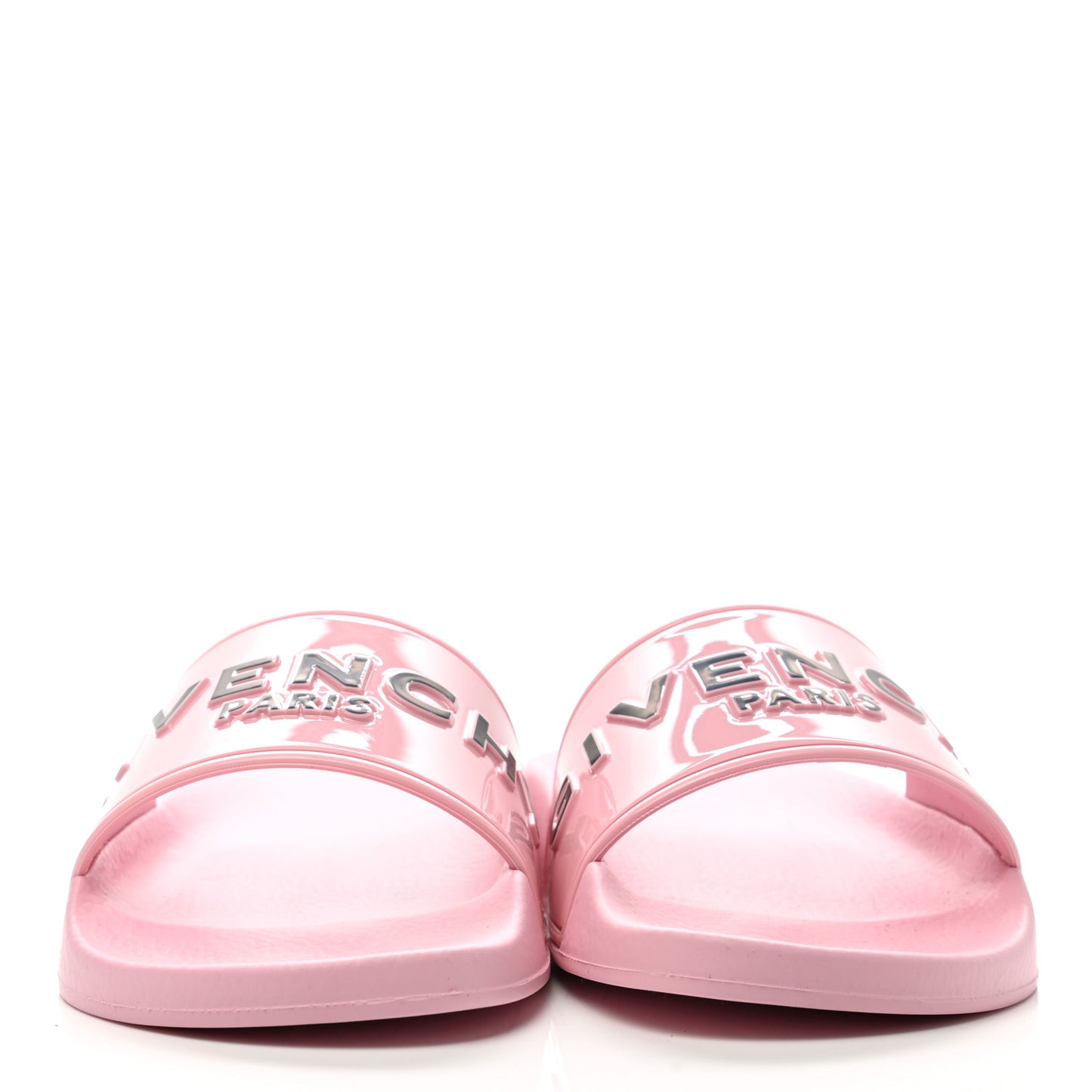Rubber Womens Logo Womens Pool Slides Sandals 36 Light Pink