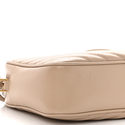 Saint Laurent Calfskin Matelasse Monogram Lou Camera Bag Dark Beige 8 of 9