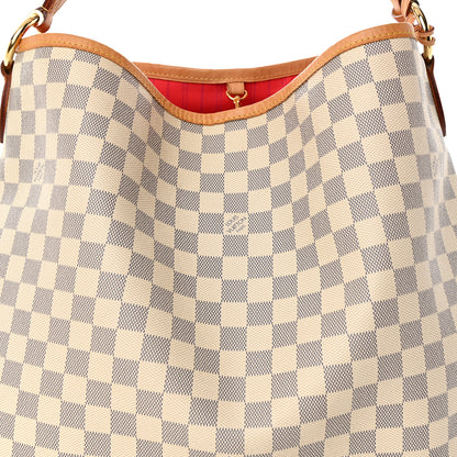 Louis Vuitton Damier Azur Delightful MM Pink 9 of 17