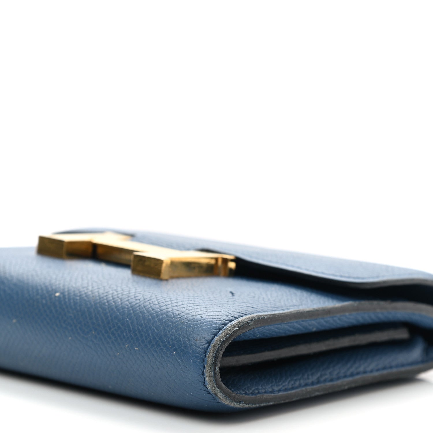 Hermes Epsom Constance Short Wallet Bleu Agate 8 of 13