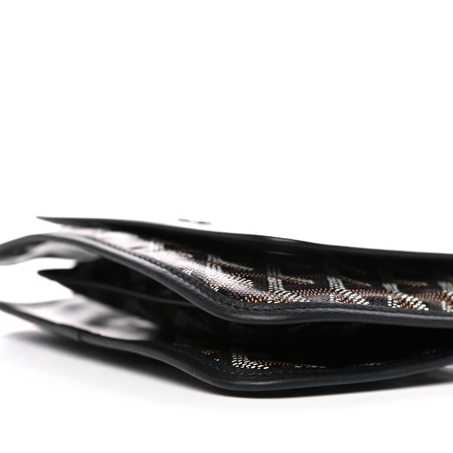 Goyardine Plumet Wallet Clutch Black