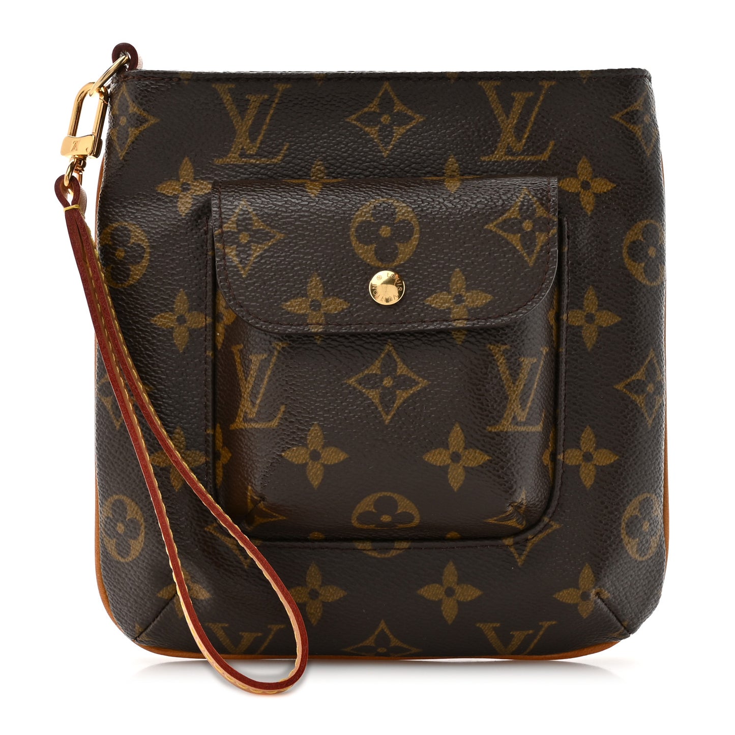 Monogram Partition Wristlet