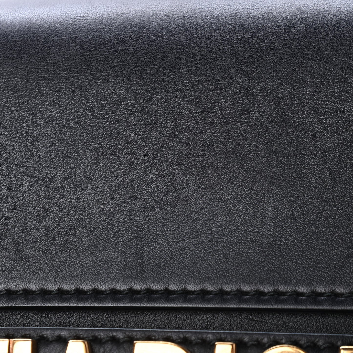 Calfskin J'Adior Chain Flap Bag Black