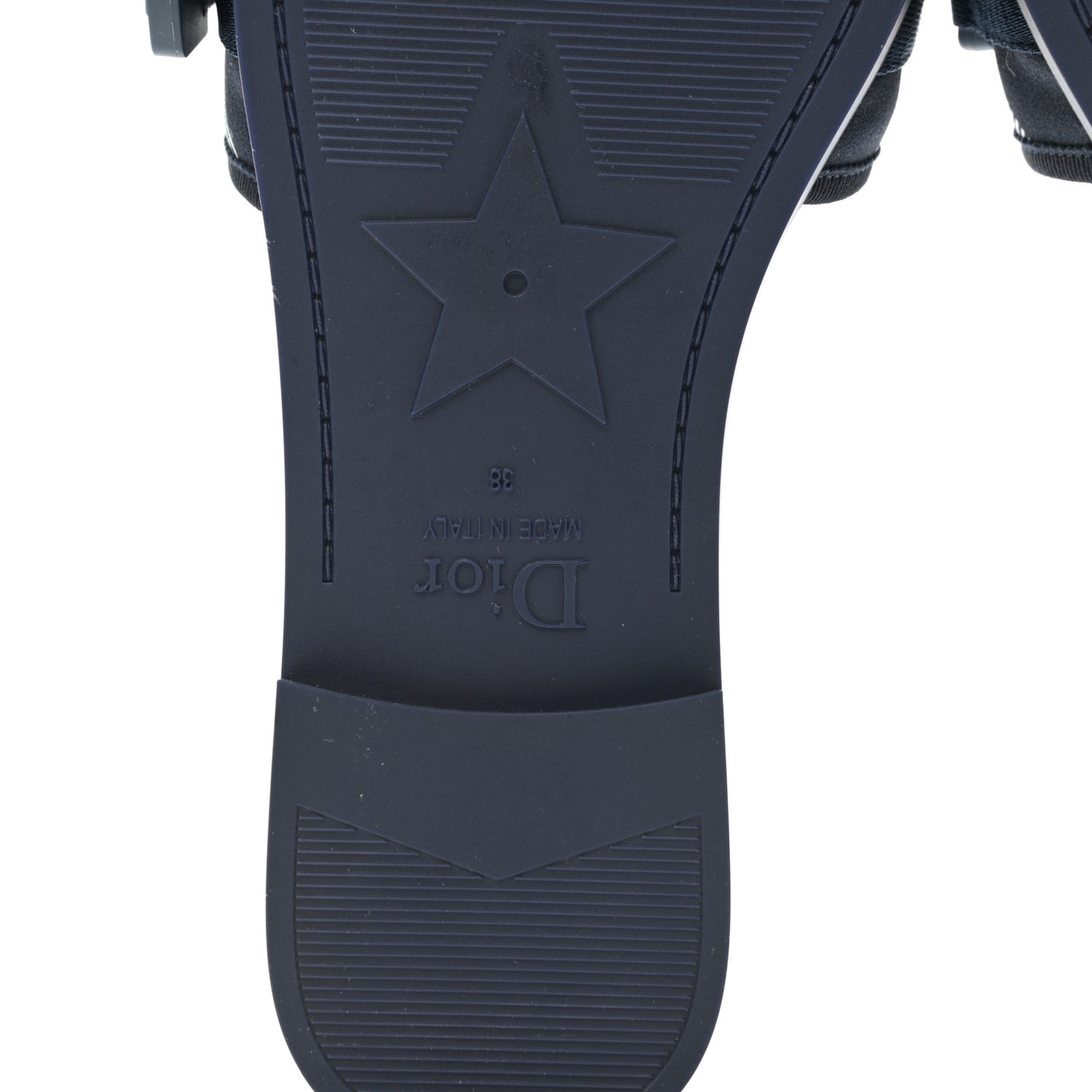 Technical Stretch Fabric Camouflage Dio(r)evolution Slide Sandals 38 Deep Blue