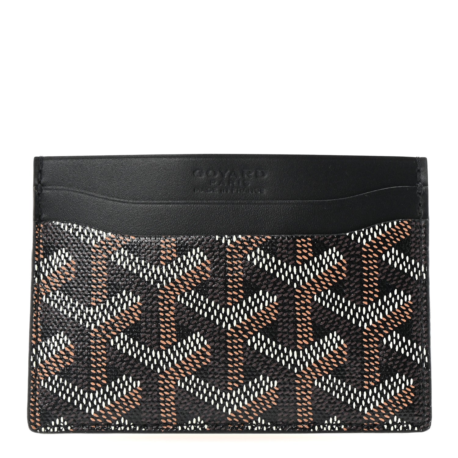 Goyard Goyardine Saint Sulpice Card Holder Black 1 of 7