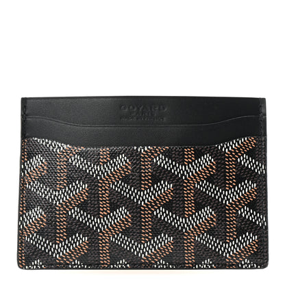 Goyard Goyardine Saint Sulpice Card Holder Black 1 of 7