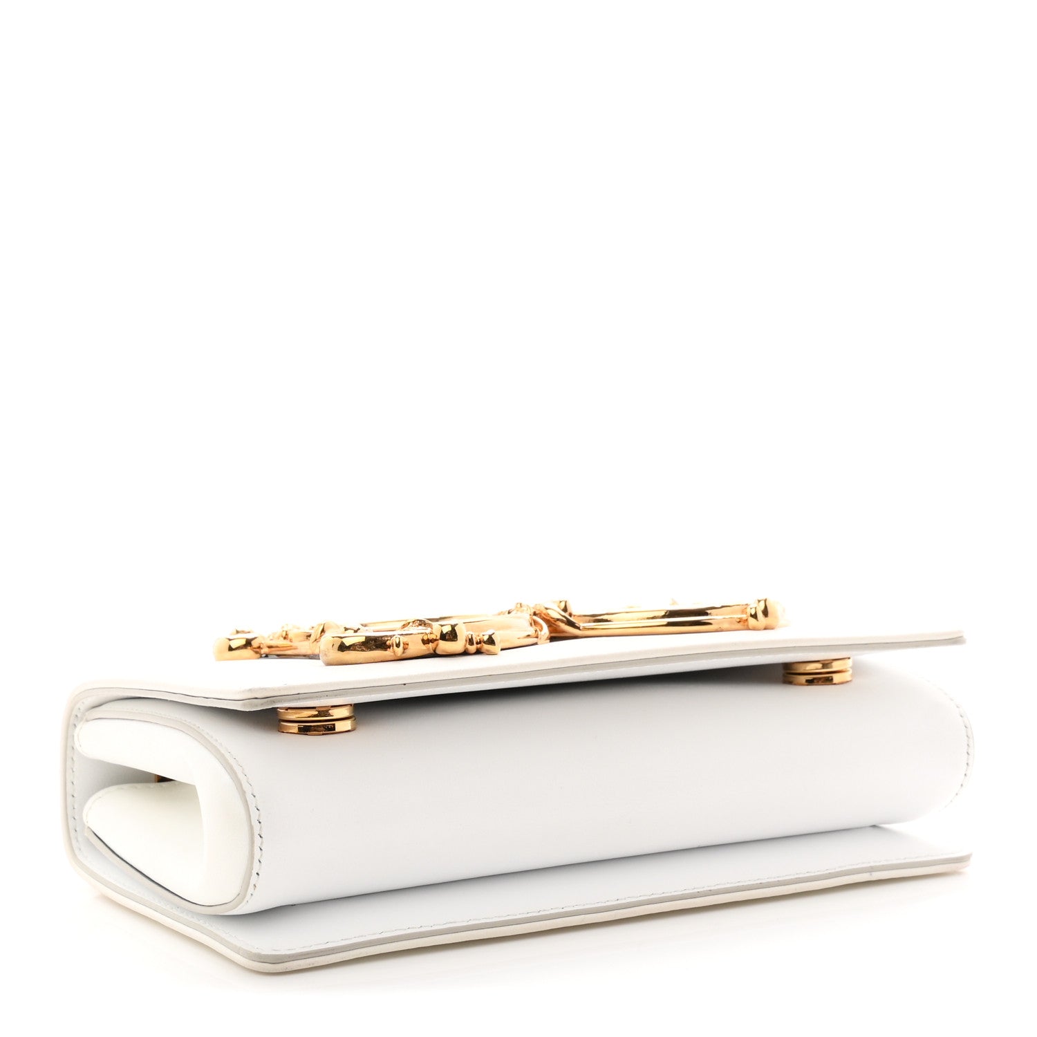 Dolce & Gabbana Calfskin DG Girls Phone Shoulder Bag White 4 of 9