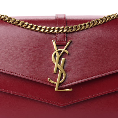 Saint Laurent Smooth Calfskin Monogram Sulpice Chain Wallet Amaretto 10 of 10