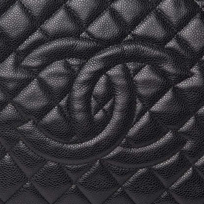 Chanel Caviar Quilted Grand Shopping Tote GST Black 12 of 14