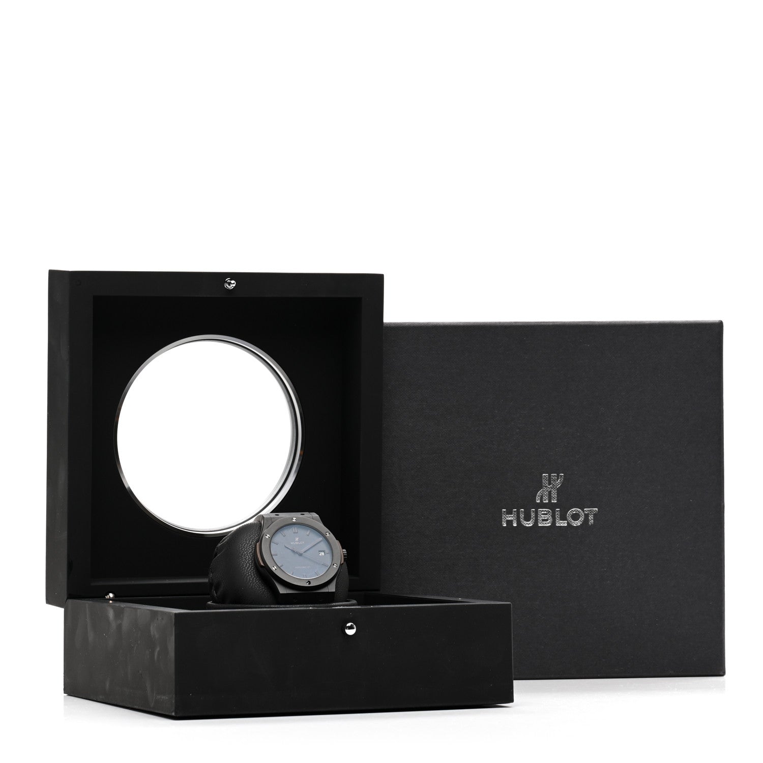 Hublot Ceramic Titanium Rubber 45mm Classic Fusion Automatic Watch Black 511.C1.1191.RX.PLP17 5 of 5