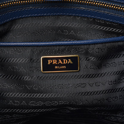 Prada Saffiano Lux Large Tote Bluette 6 of 20