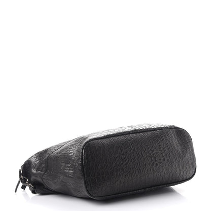 Givenchy Calfskin Crocodile Embossed Large Nightingale Black 5 of 9