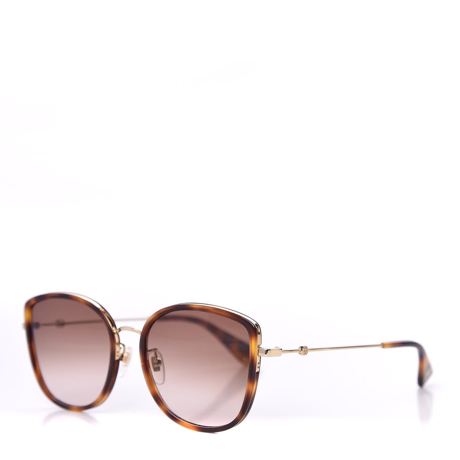 Gucci Cat Eye Sunglasses GG0606SK Havana 1 of 8