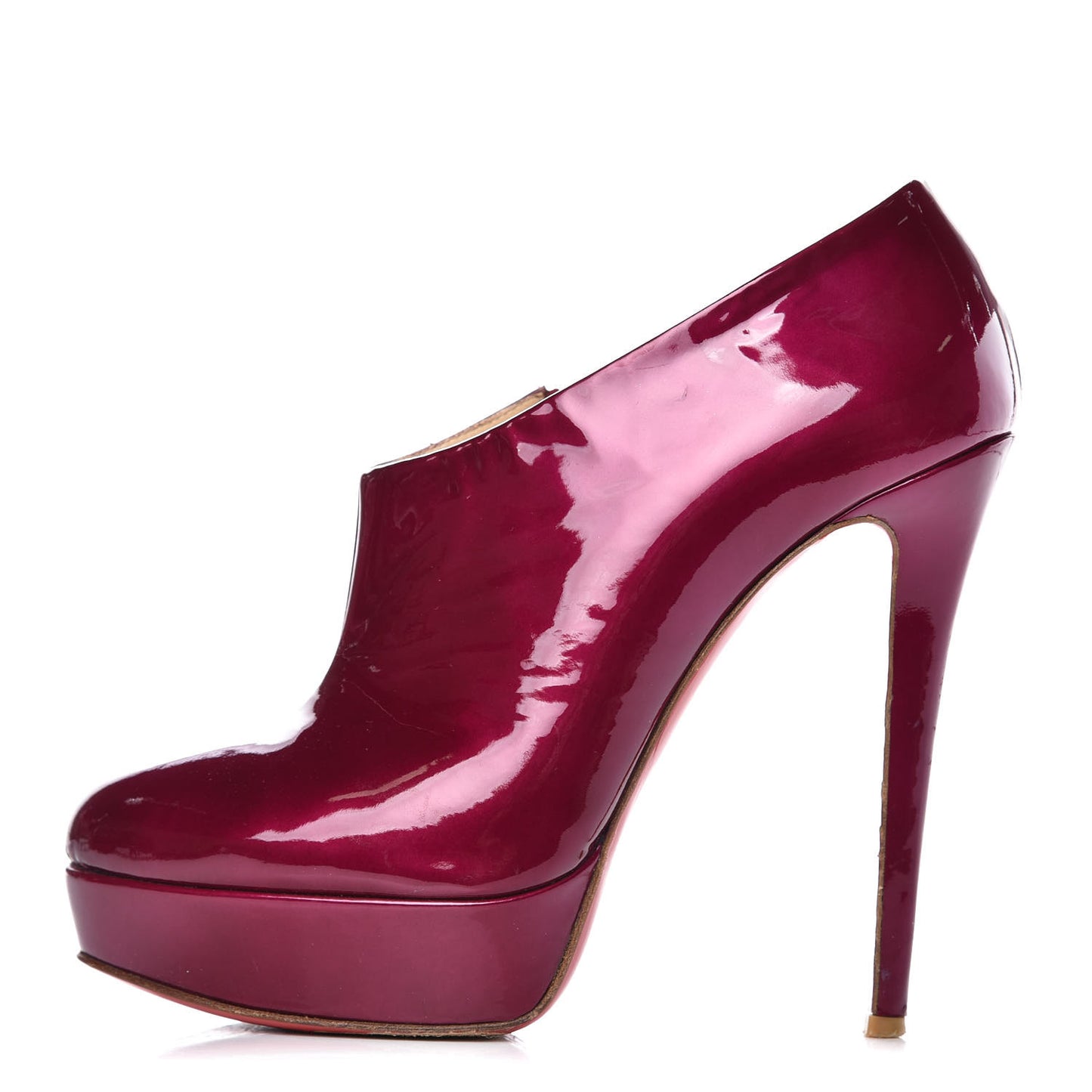Patent 120 Ankle Boots 40 Framboise
