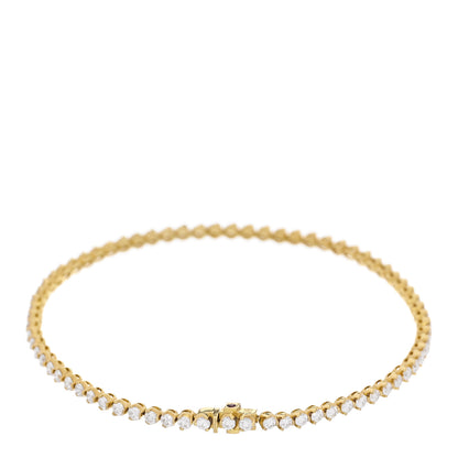 Roberto Coin 18K Yellow Gold Diamond 2.35ctw Tennis Bracelet 2 of 3