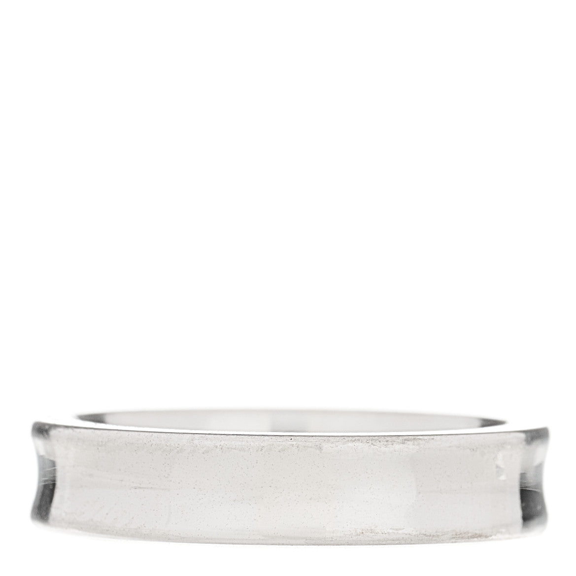 18K White Gold Diamond Narrow 1837 Ring 48 4.5