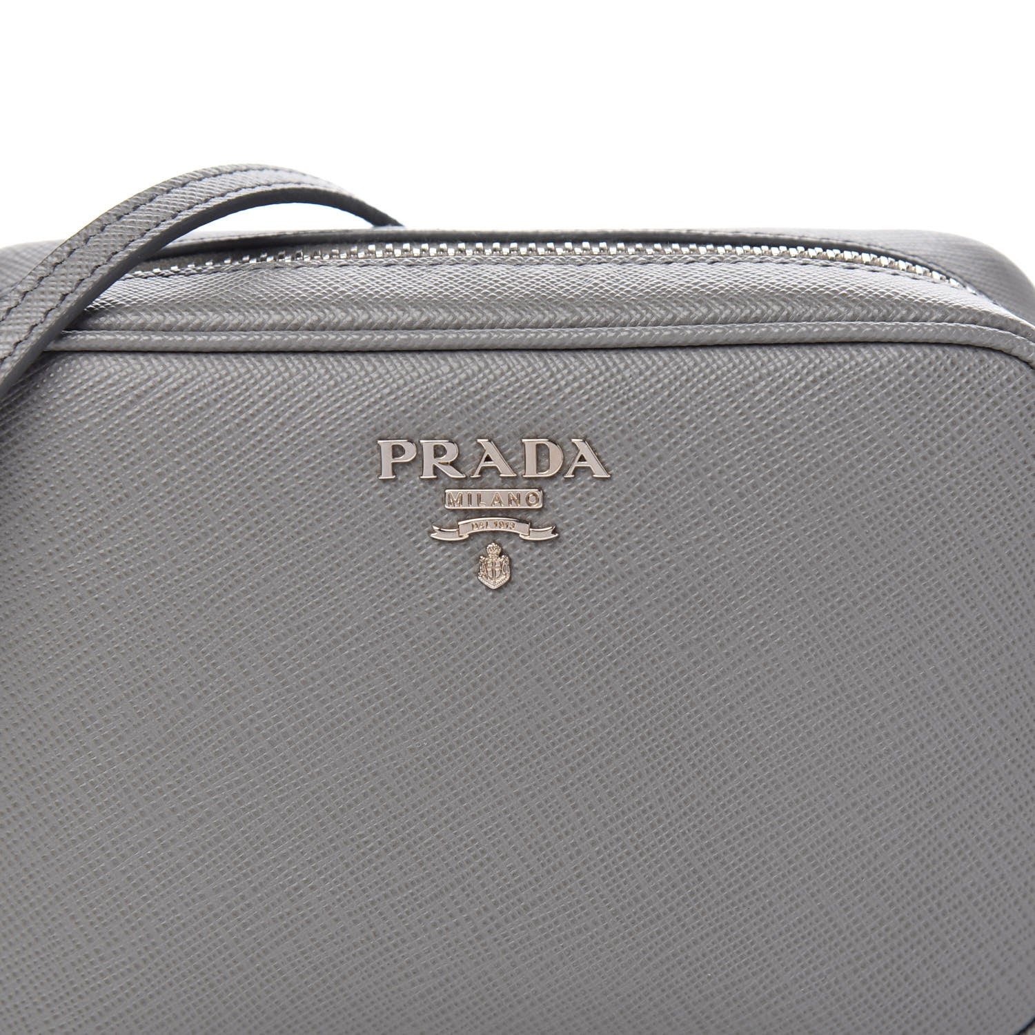Prada Saffiano Mini Camera Crossbody Bag Marmo 9 of 11