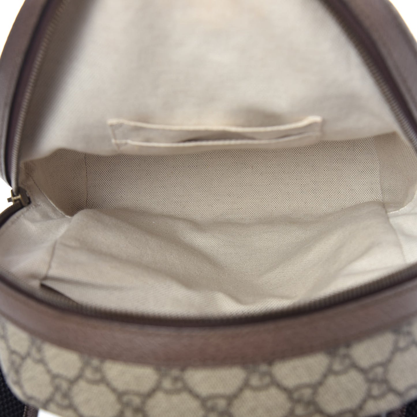 GG Supreme Monogram Calfskin Web Small Ophidia Day Backpack Beige Ebony New Acero