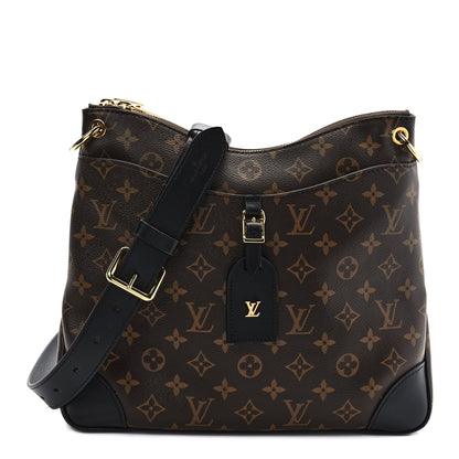 Louis Vuitton Monogram Odeon MM Black 1 of 13