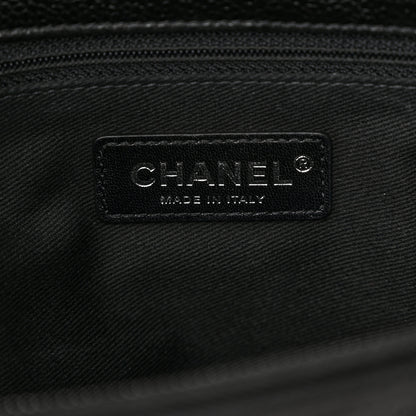 Chanel Shiny Caviar Quilted Medium Coco Handle Flap So Black 6 of 10