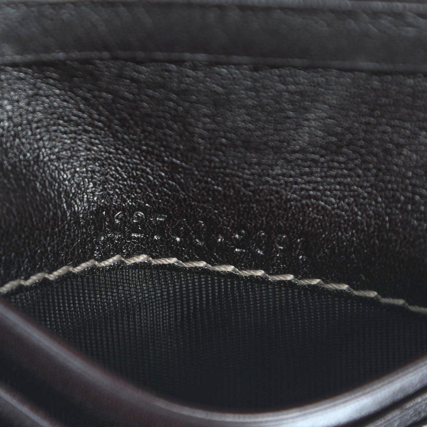 Calfskin Web Interlocking G French Wallet Dark Brown