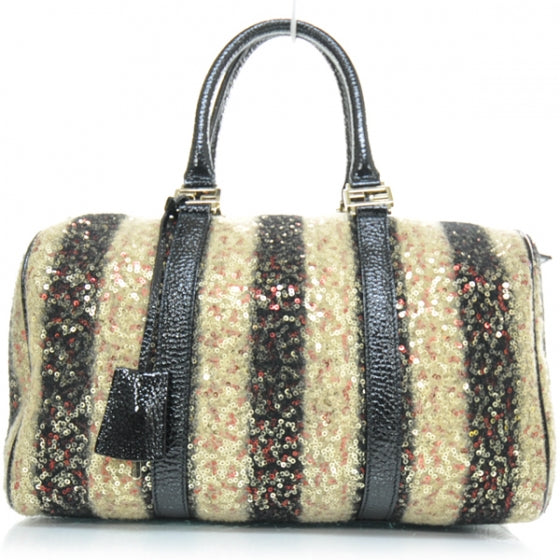 Sequin Wool Striped Forever Boston