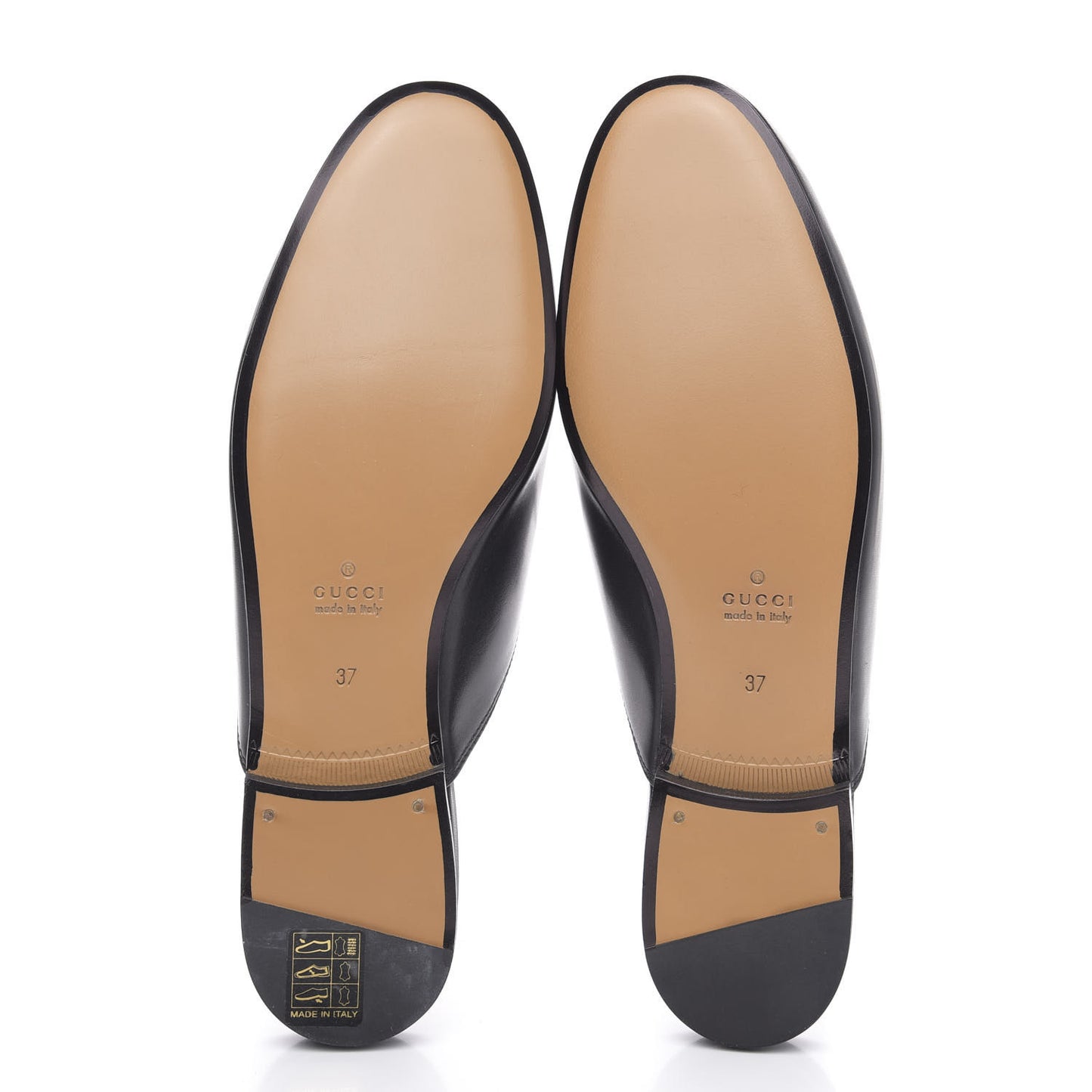 Calfskin Flower Embroidered Princetown Slippers 37 Black