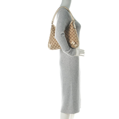 Gucci Monogram Medium Abbey D Ring Hobo Off White 2 of 7