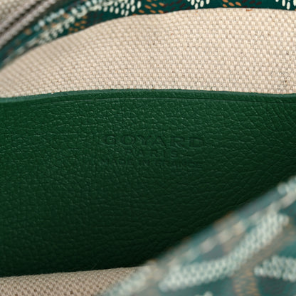 Goyard Goyardine Plumet Wallet Clutch Green 6 of 12