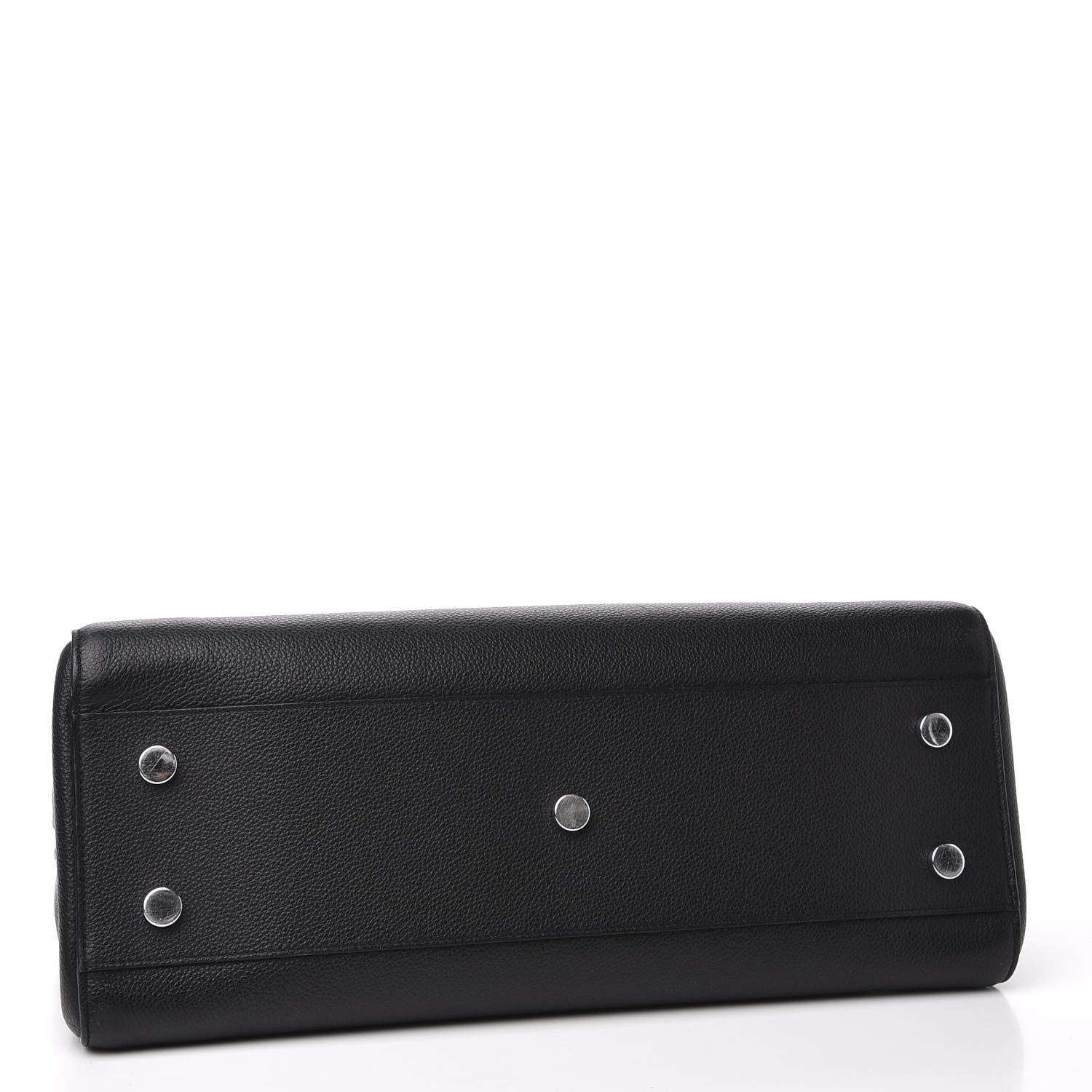 Saint Laurent Grained Calfskin Medium Rive Gauche Cabas Black 3 of 11