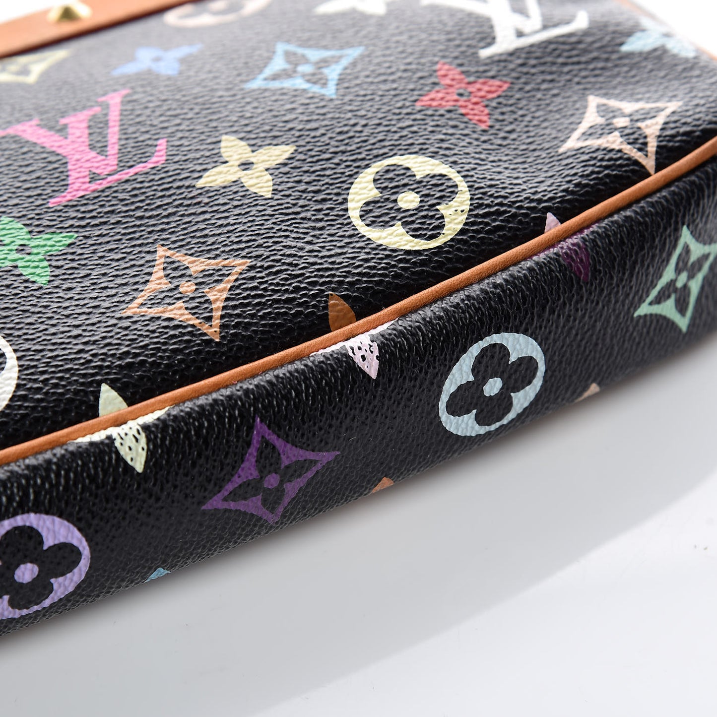 Monogram Multicolor Pochette Accessories Black