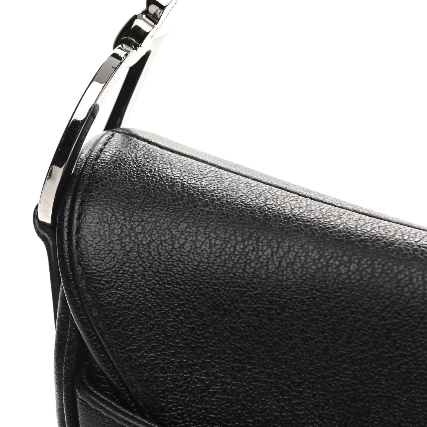 Calfskin Saddle Bag Black
