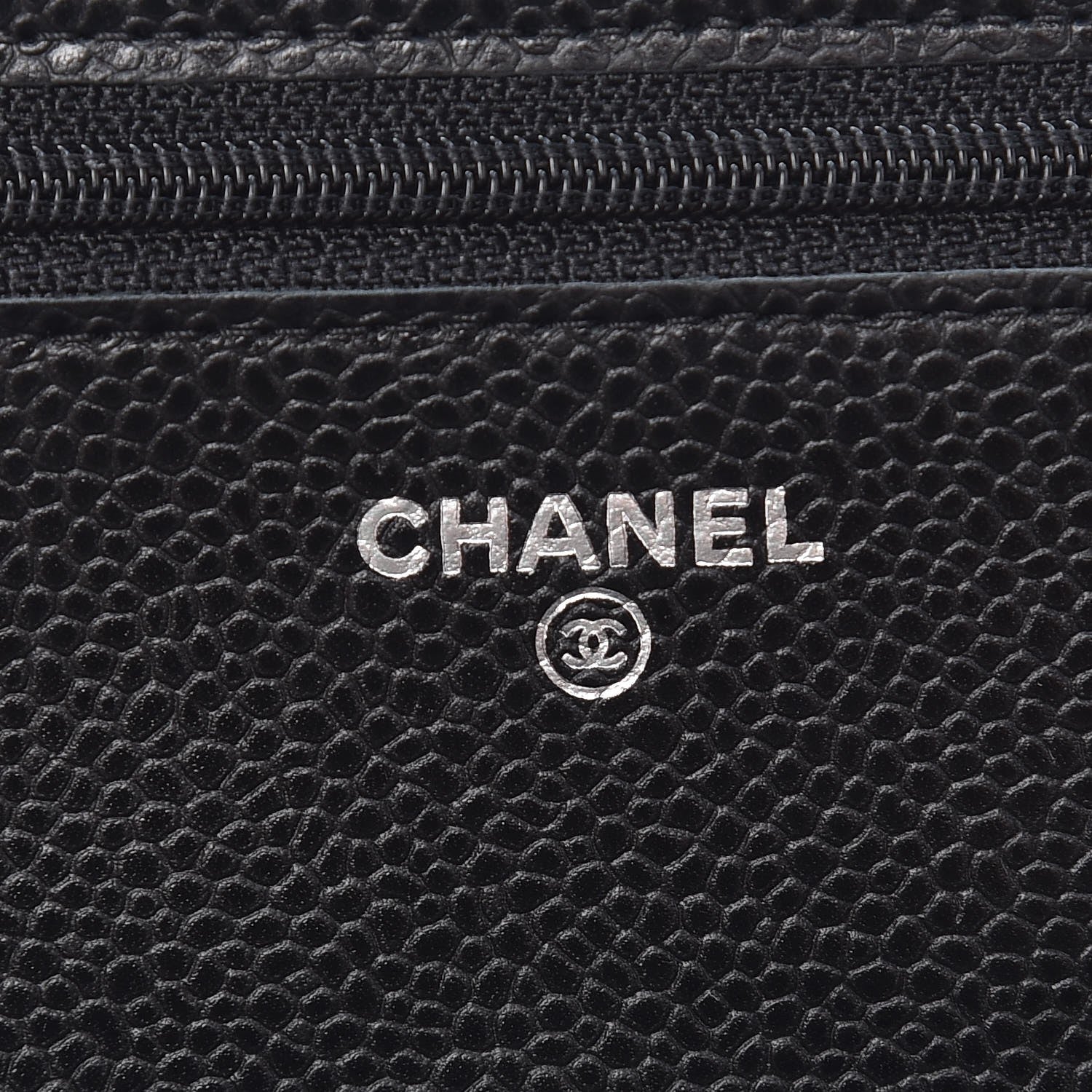 Chanel Caviar Quilted Wallet On Chain WOC Black 6 of 10