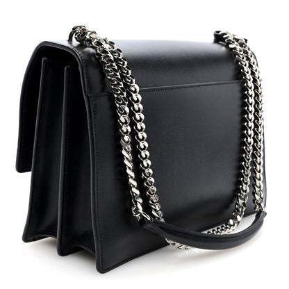Saint Laurent Calfskin Large Monogram Sunset Black 3 of 9