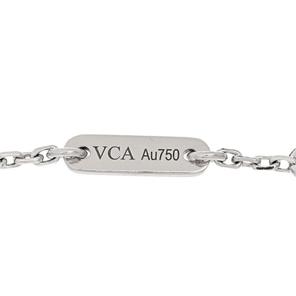 Van Cleef & Arpels 18K White Gold Diamond Mini Frivole Bracelet 3 of 4